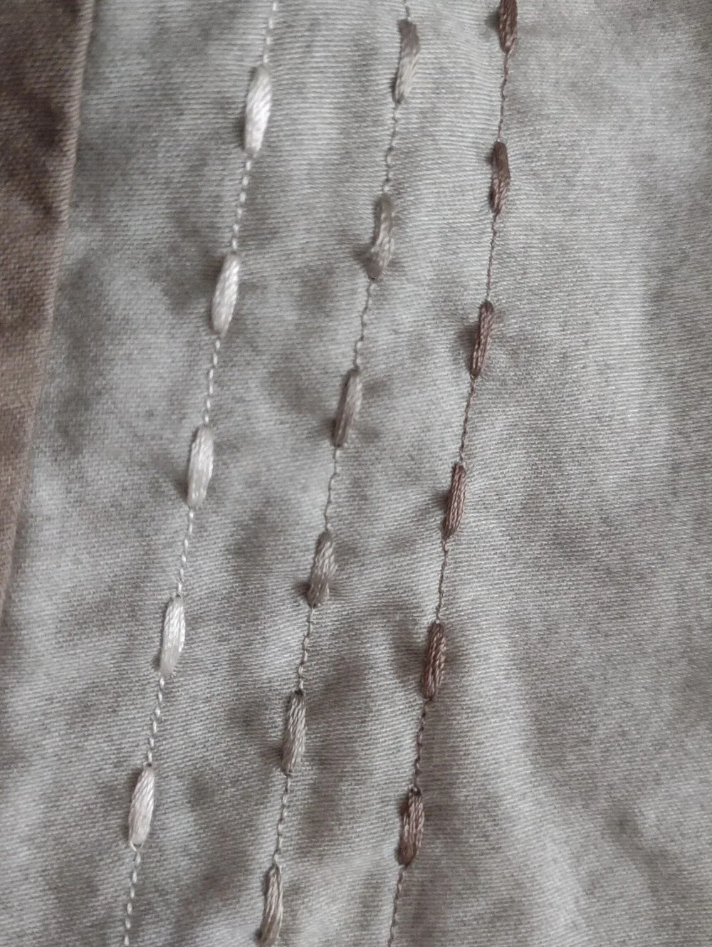 Luxury Home 3 Pillow Shams Cotton Stitched Decorated